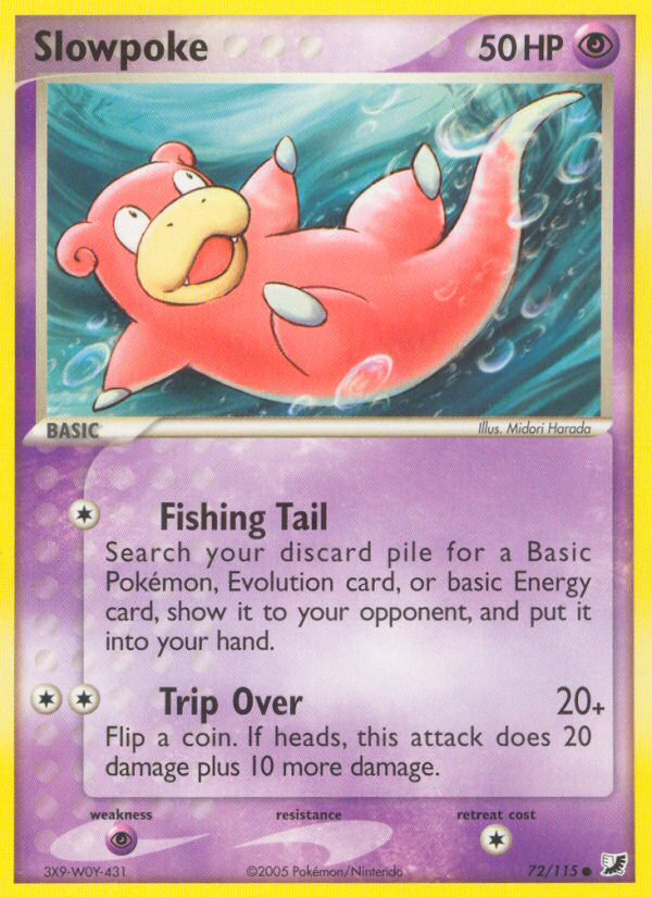 EX Unseen Forces Slowpoke #72/115